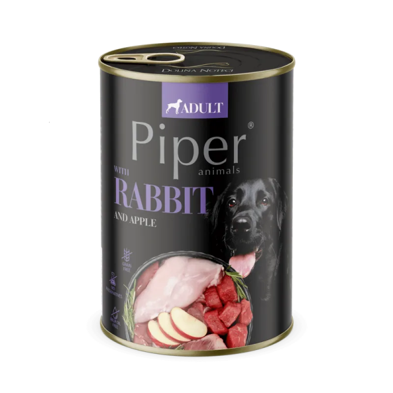 Piper Adult Dog Iepure și Măr — Recenzie despre calitate și beneficii