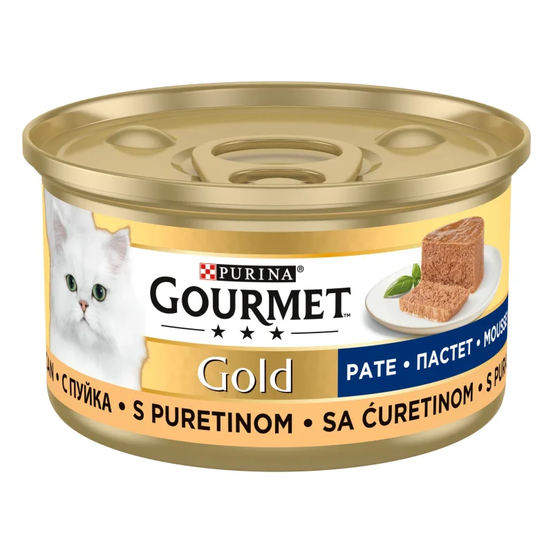 Gourmet Gold mousse cu curcan — review, caracteristici și verdict pentru hrana umedă pisici