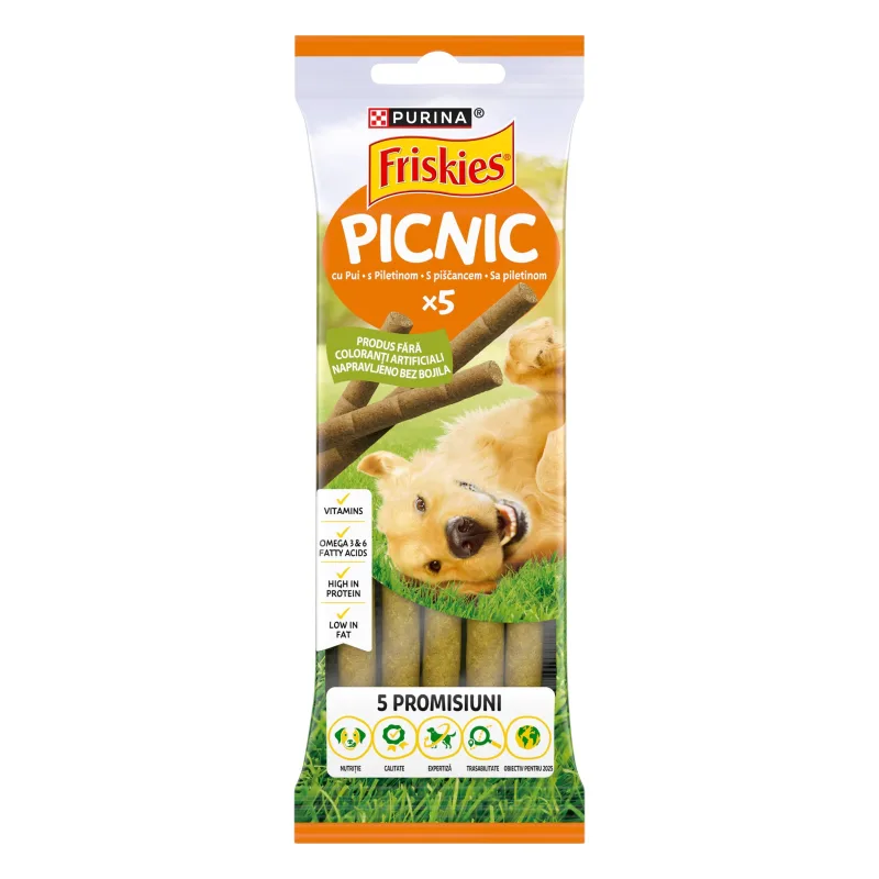 Hrana uscată pentru câini Friskies Picnic cu pui — Review, caracteristici și preț actualizat