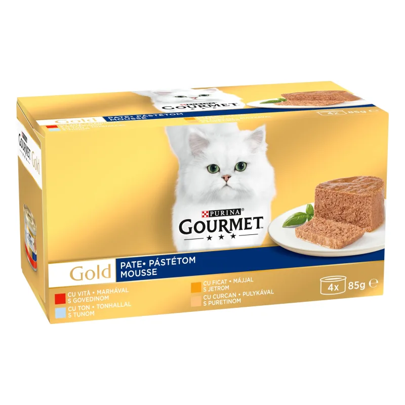 Gourmet Gold Mousse Vita, Curcan și Ton — Recenzie, calitate și preț