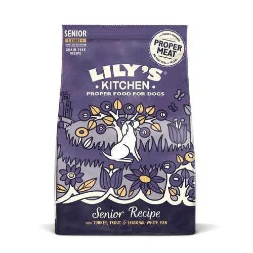 Hrana uscată pentru câini Lily's Kitchen Dog Turkey & Trout Senior — Recenzie, calitate și avantaje