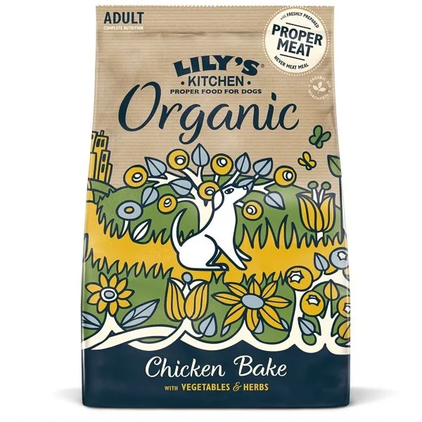 Hrana uscată pentru câini Lily's Kitchen Dog Organic Chicken Bake — review și caracteristici