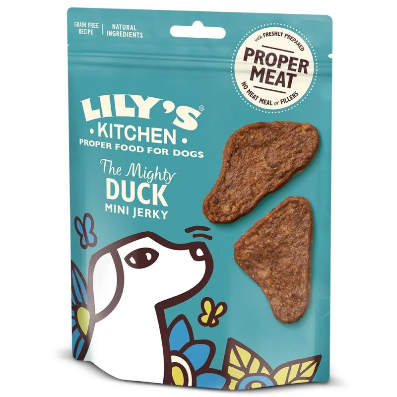 Recomandat Lily's Kitchen The Mighty Duck Mini Jerky Dog Treats — Caracteristici, preț și verdict