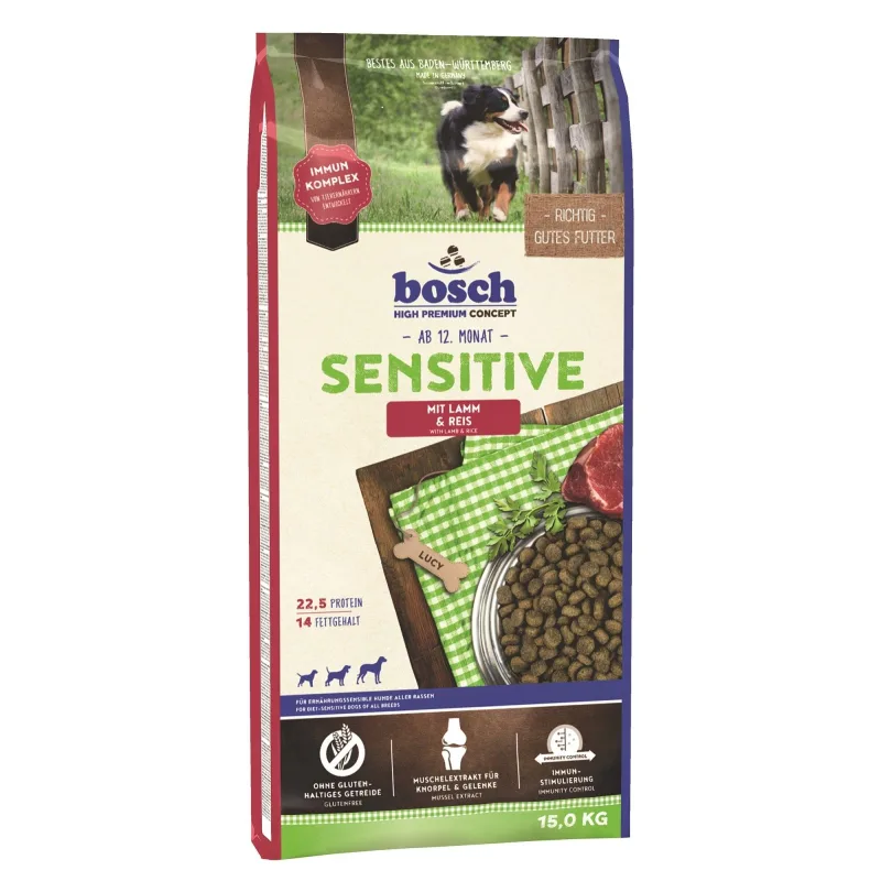 Hrana uscată pentru câini Bosch Sensitive miel și orez — Caracteristici și beneficii