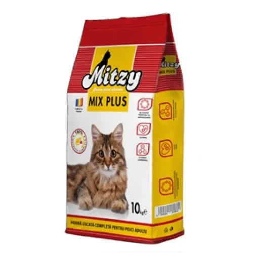 Hrana uscată pisici Mitzy Mix Plus — Recenzie, specificații și verdict