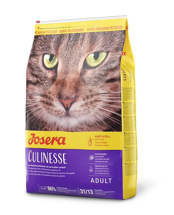 Josera Culinesse — Recenzie despre calitatea și avantajele hranei uscate pentru pisici cu somon
