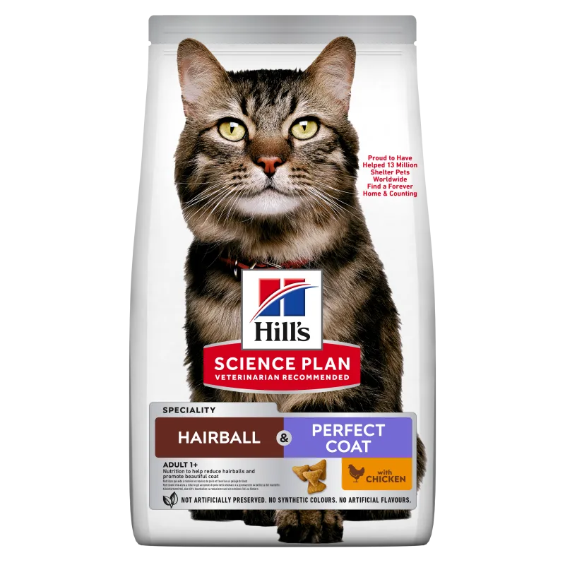 Hrana uscată pentru pisici Hill's Science Plan Feline Hairball and Perfect Coat — Păreri și specificații