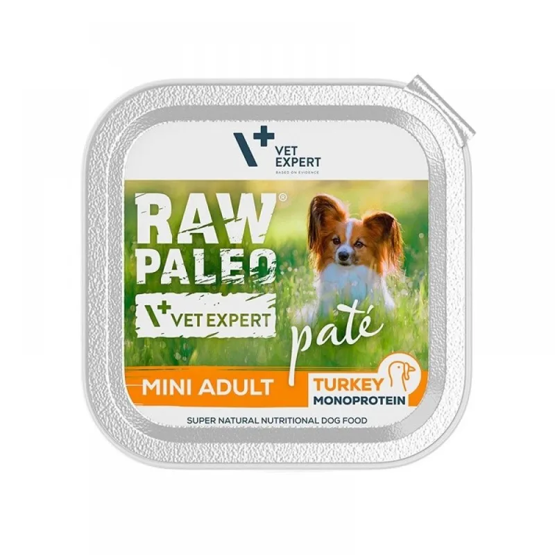 Hrana umedă pentru câini Raw Paleo Turkey Adult — Recenzie, caracteristici și preț