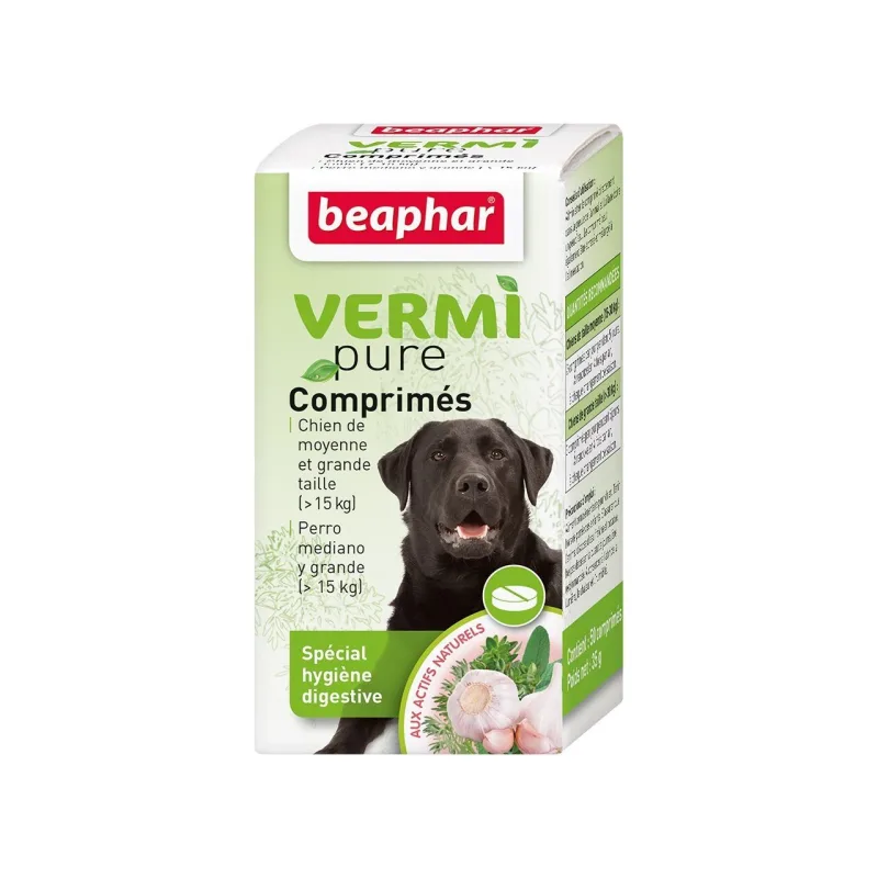 Vermipure Beaphar — Recenzie despre eficiența comprimatelor naturale pentru câini de talie mare