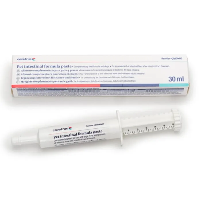 NutriCareVet Covetrus — Recenzie despre beneficiile pastei pentru intestinul pisicilor și câinilor