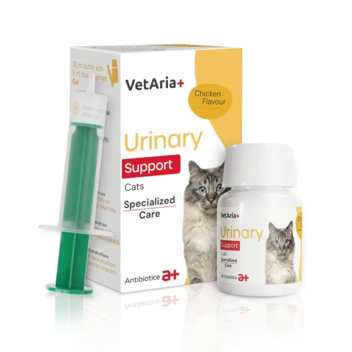 VetAria+ Urinary Support Cats — review complet, preț și caracteristici