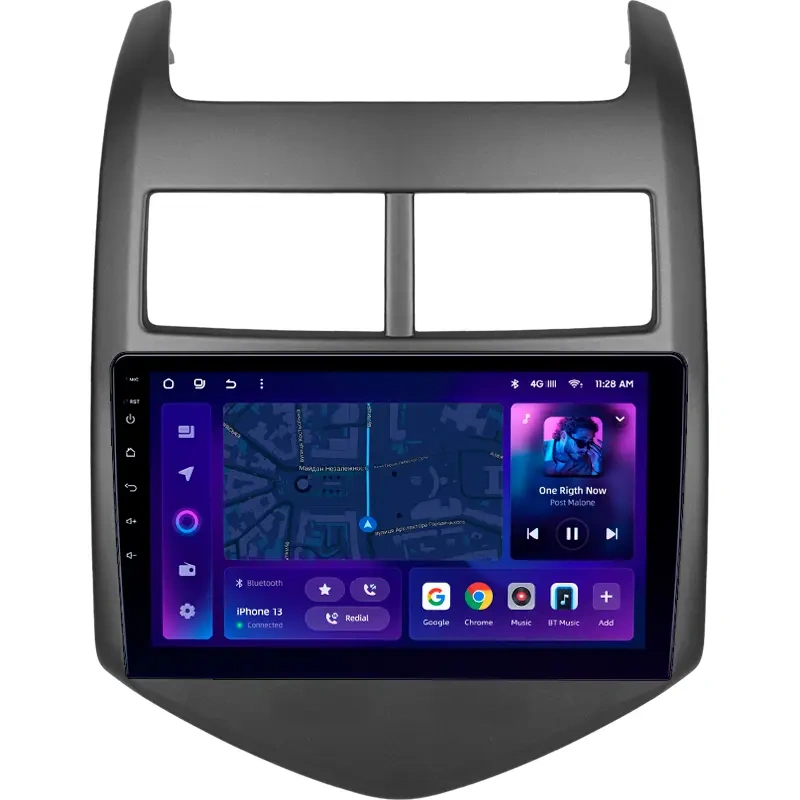 Navigație Auto MOSS M2 Chevrolet Aveo T300 2012-2015 – Android 10, 4+32GB, Ecran 9’’ IPS Octa-core 1.6GHz, 4G, Bluetooth 5.1, DSP Performant