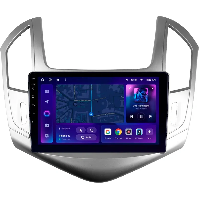 Navigație Auto MOSS M2 Chevrolet Cruze 2012-2015 4+32GB 9" IPS Octa-core 1.6GHz cu Android 10, 4G, Bluetooth 5.1 și DSP Premium