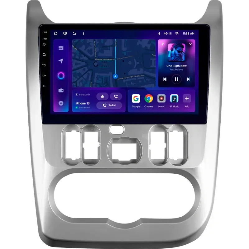 Navigație Auto MOSS M2 pentru Dacia Duster 1 (2010-2013) – 4+64GB, Ecran 9" IPS, Octa-core 1.6GHz, Android 10, 4G, Bluetooth 5.1 și DSP Avansat