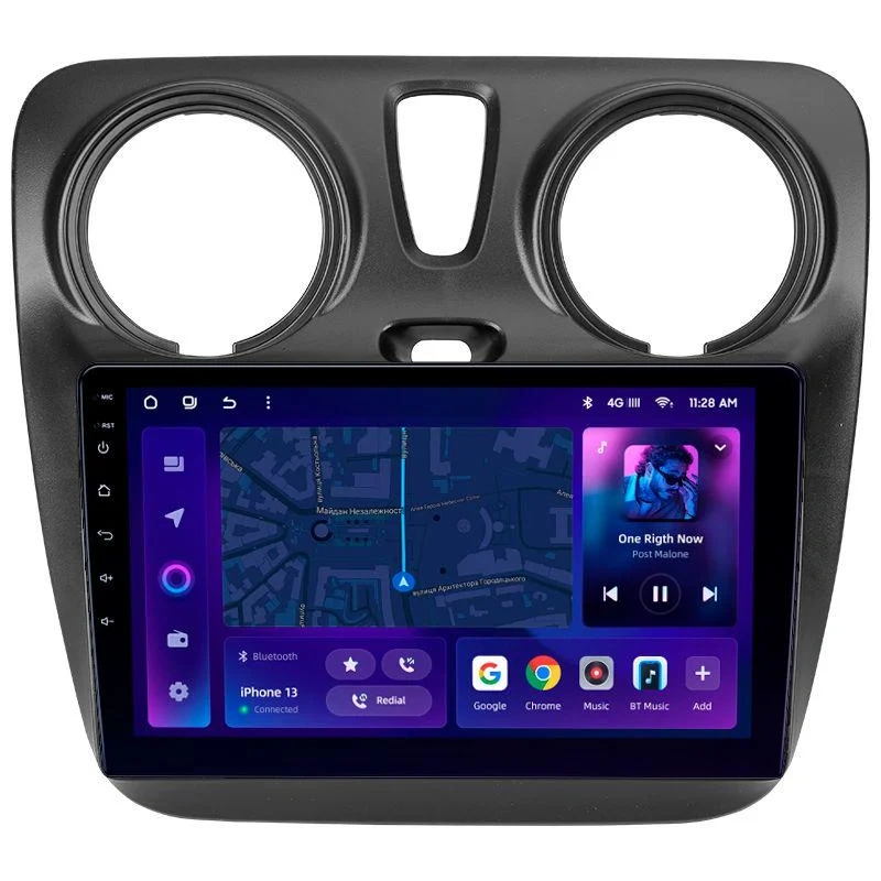 Navigație Auto MOSS M2 pentru Dacia Dokker 2012-2020 – Android 10, 4+32GB, Ecran IPS 9” și Performanță Octa-core