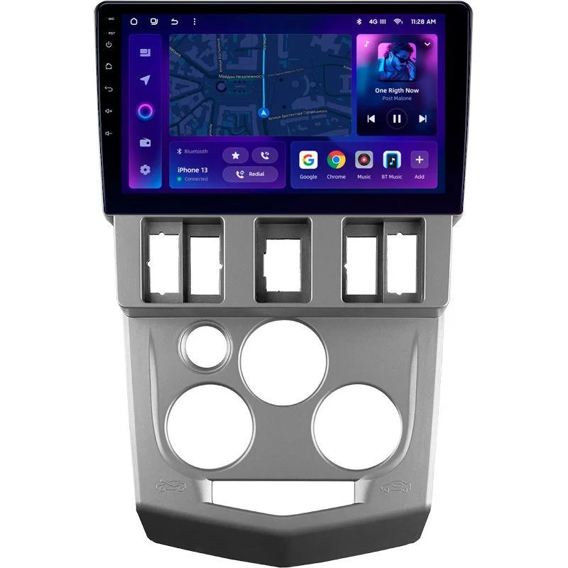 Navigație Auto MOSS M2 Dacia Logan 1 (2004-2008) cu Android 10, 4+64GB, 9” IPS, Octa-core 1.6GHz, 4G, Bluetooth 5.1 și DSP Performant