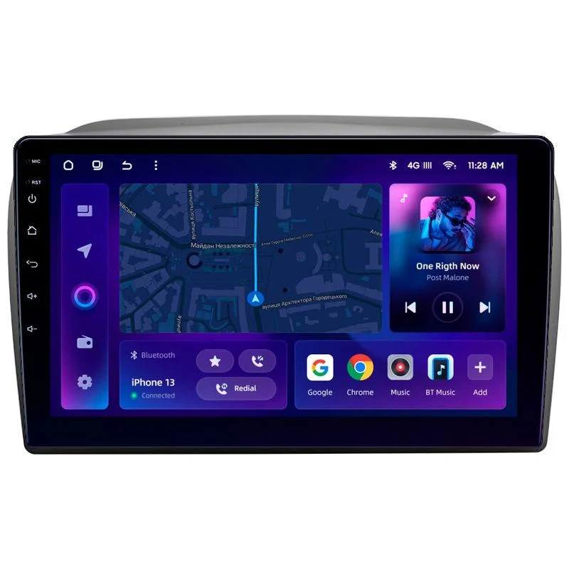 Navigație Auto MOSS M2 pentru Fiat Doblo 2 (2009-2015) – Android 10, 4+64GB, 9” IPS, Octa-core 1.6GHz, 4G, Bluetooth 5.1 și DSP pentru sunet de calitate
