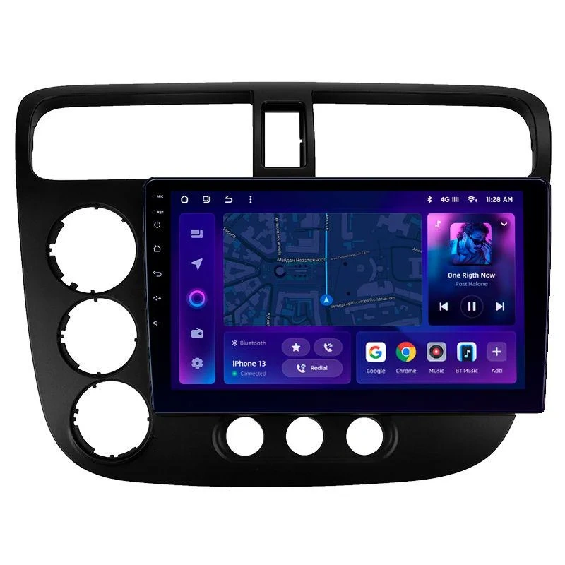 Navigație Auto MOSS M2 pentru Honda Civic 7 (2001-2005) – 4+32GB, Ecran 9” IPS, Android 10 cu Procesor Octa-core 1.6GHz, 4G, Bluetooth 5.1 și DSP Audio