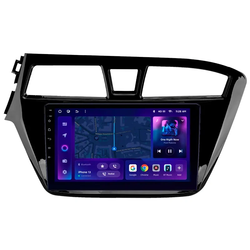 Navigație Auto MOSS M2 Hyundai i20 2014-2018 4+32GB, Ecran 9" IPS, Android 10, Octa-core, 4G, Bluetooth 5.1 și DSP Avansat
