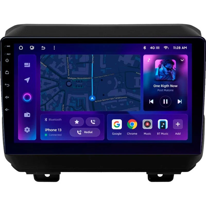 Navigație Auto MOSS M2 Jeep Wrangler 2018-2019 – Android 10, 4+32GB, Ecran 9” IPS, Octa-core 1.6GHz, Bluetooth 5.1 și DSP pentru o experiență completă