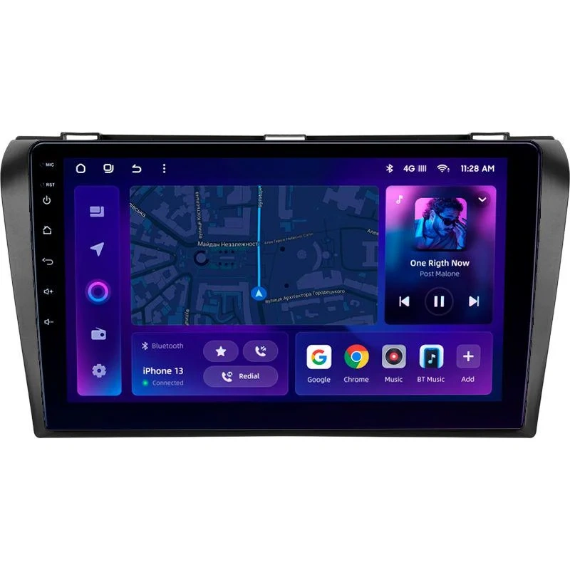 Navigație Auto MOSS M2 Mazda 3 2003-2009 – Android 10, Procesor Octa-core 1.6GHz, 4+64GB, IPS 9" și Bluetooth 5.1