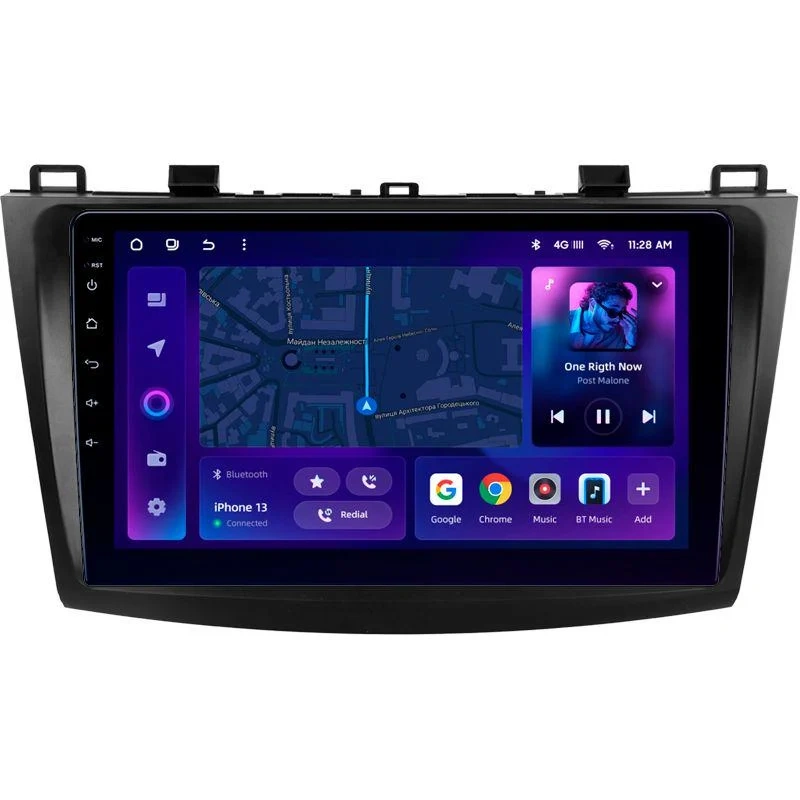 Navigație Auto MOSS M2 Mazda 3 II 2009-2013 - Sistem Android 10, 4+64GB, Ecran 9" IPS, Bluetooth 5.1 și DSP Premium