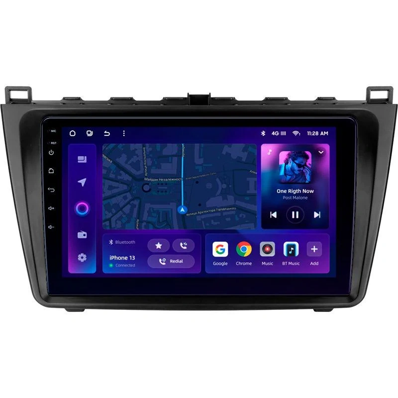 Navigație Auto MOSS M2 Mazda 6 2007-2012 4+64GB 9” IPS Octa-core 1.6GHz, Android 4G Bluetooth 5.1 DSP Performantă și Modernă
