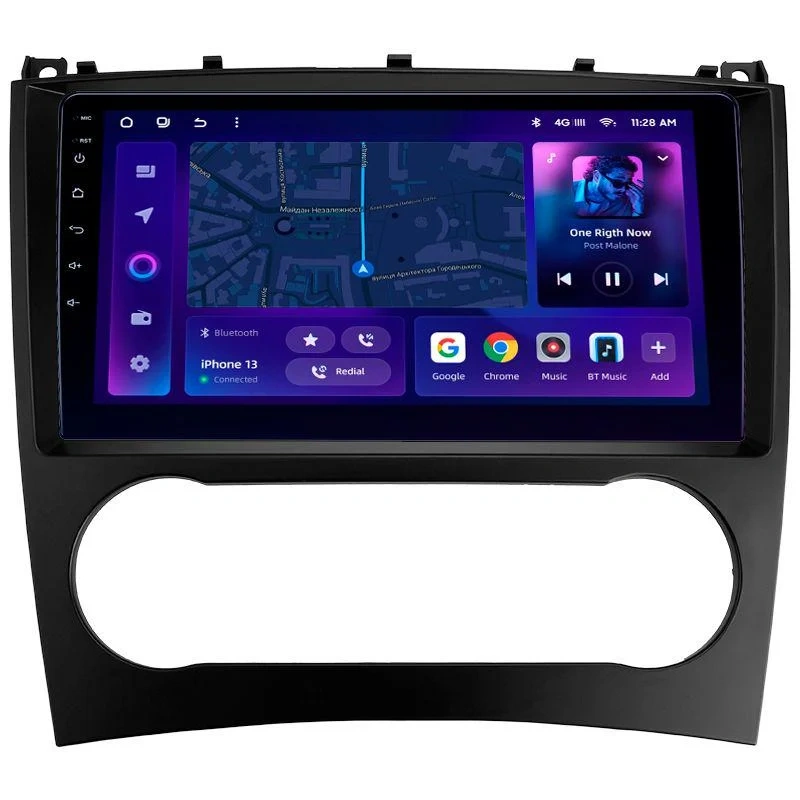 Navigatie Auto MOSS M2 pentru Mercedes-Benz C Class W203 2004-2011 – 9″ IPS, Octa-core, 4+64GB, Android 10, 4G, Bluetooth 5.1 și DSP audio performant