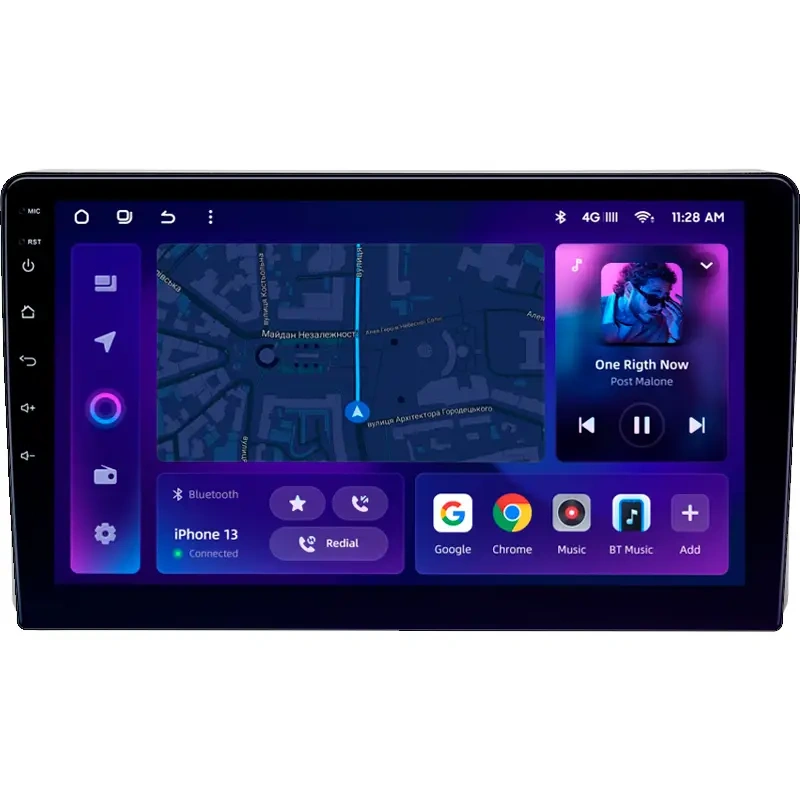 Navigație Auto MOSS M2 Mitsubishi L200 2018-2020 – Android 10, 4+64GB, 9″ IPS, Octa-core, 4G, Bluetooth 5.1, DSP pentru Experiență Avansată la Volan