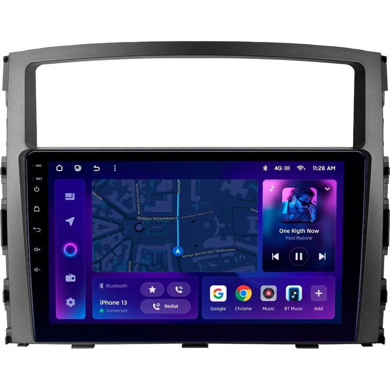 Navigație Auto MOSS M2 pentru Mitsubishi Pajero 4 V80 2006-2021 – 9” IPS, Android 10, Octa-core, 4G Bluetooth 5.1 DSP