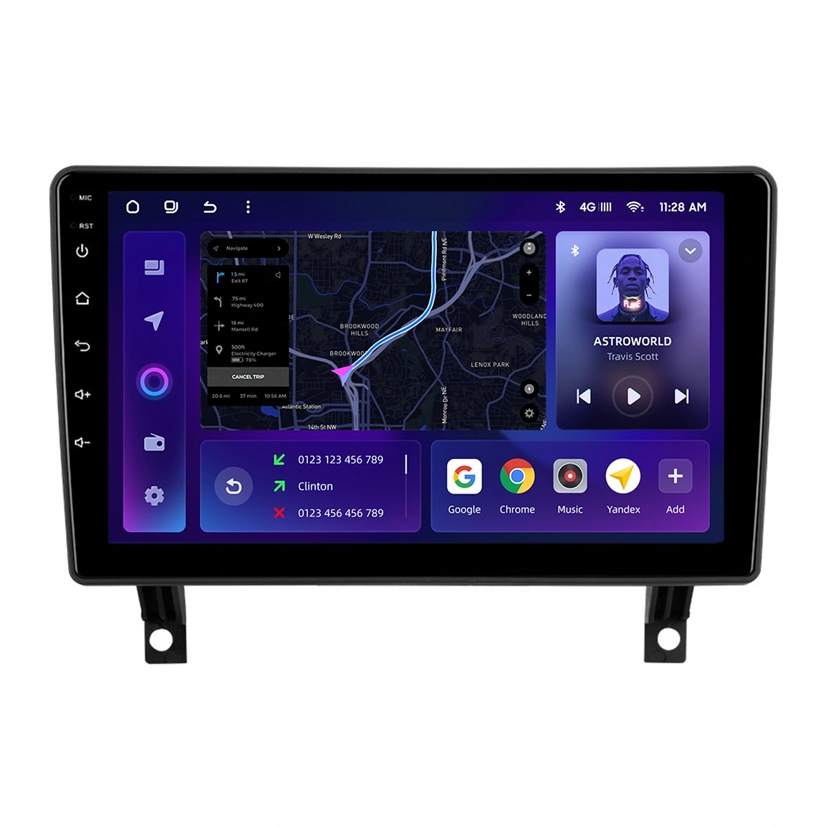 Navigație Auto MOSS M2 Opel Antara 2006-2017 – Android 10, 4+64GB, Ecran 9″ IPS, Bluetooth 5.1, 4G LTE și DSP Performant