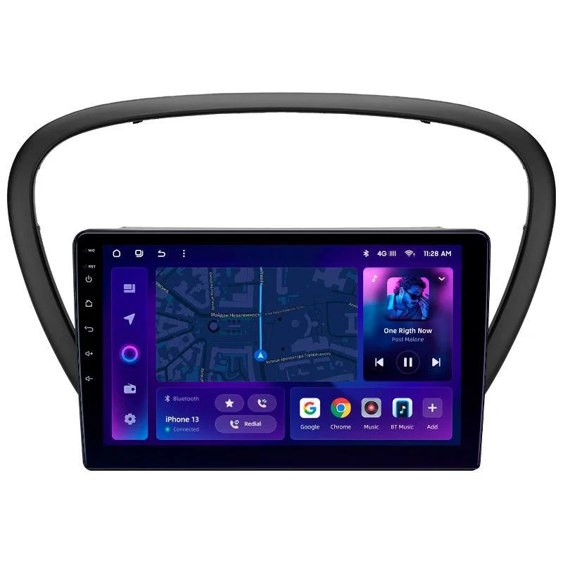 Navigatie Auto MOSS M2 Peugeot 607 2004-2010 – 4+64GB, 9″ IPS, Octa-core, Android 4G, Bluetooth 5.1, DSP Avansat