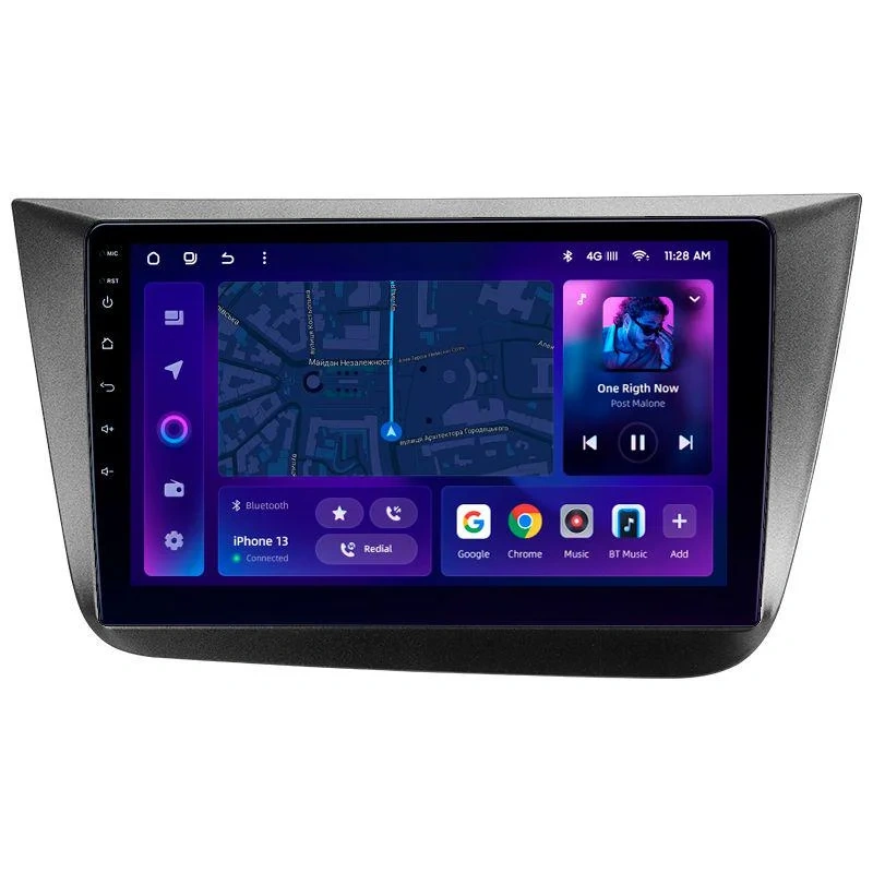 Navigație Auto MOSS M2 pentru Seat Altea 5P 2004-2015 – Android 10, 4+32GB, 9″ IPS, Octa-core, 4G, Bluetooth 5.1 și DSP Avansat