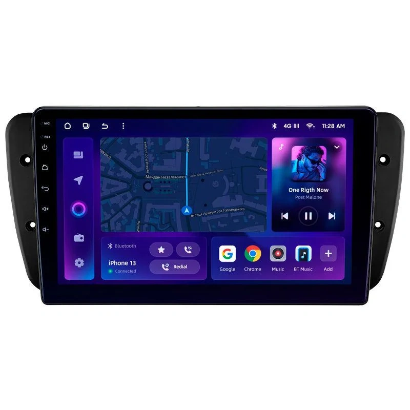 Navigație Auto MOSS M2 pentru Seat Ibiza 4 (2008-2017) – 4+32GB, 9” IPS Octa-core 1.6GHz, Android 4G, Bluetooth 5.1 și DSP Avansat