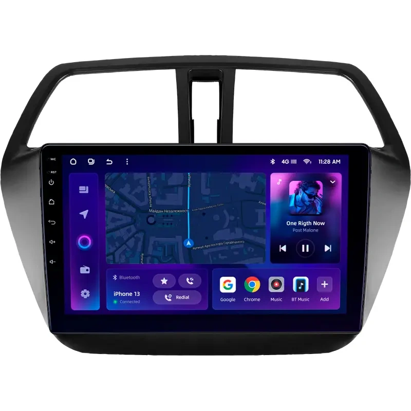 Navigație Auto MOSS M2 Suzuki S Cross 2012-2016 4+64GB 9" IPS Octa-core 1.6GHz, Android 4G, Bluetooth 5.1 și DSP - Performanță și Conectivitate de Top