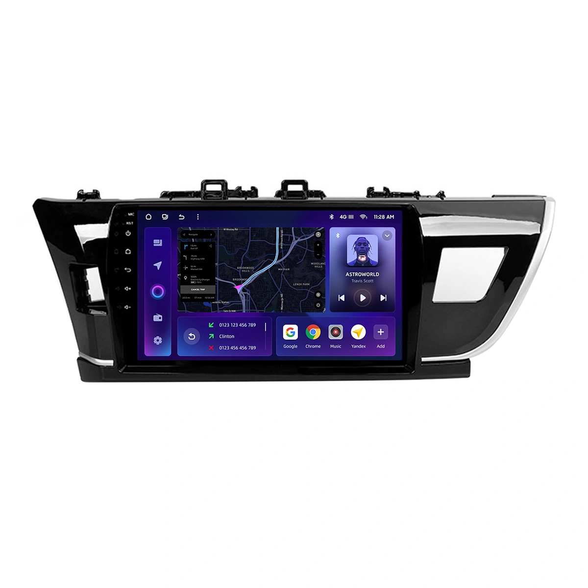 Navigație Auto MOSS M2 pentru Toyota Corolla 2017-2018 – Android 10, 4+64GB, Ecran IPS 9″ și Conectivitate Avansată