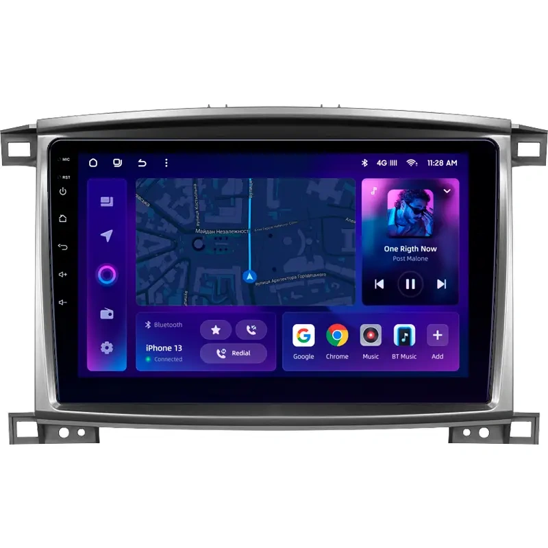 Navigație Auto MOSS M2 pentru Toyota Land Cruiser LC J100 2002-2007 – Android 10, 4+32GB, 9″ IPS, Octa-Core, 4G, Bluetooth 5.1 și DSP performant