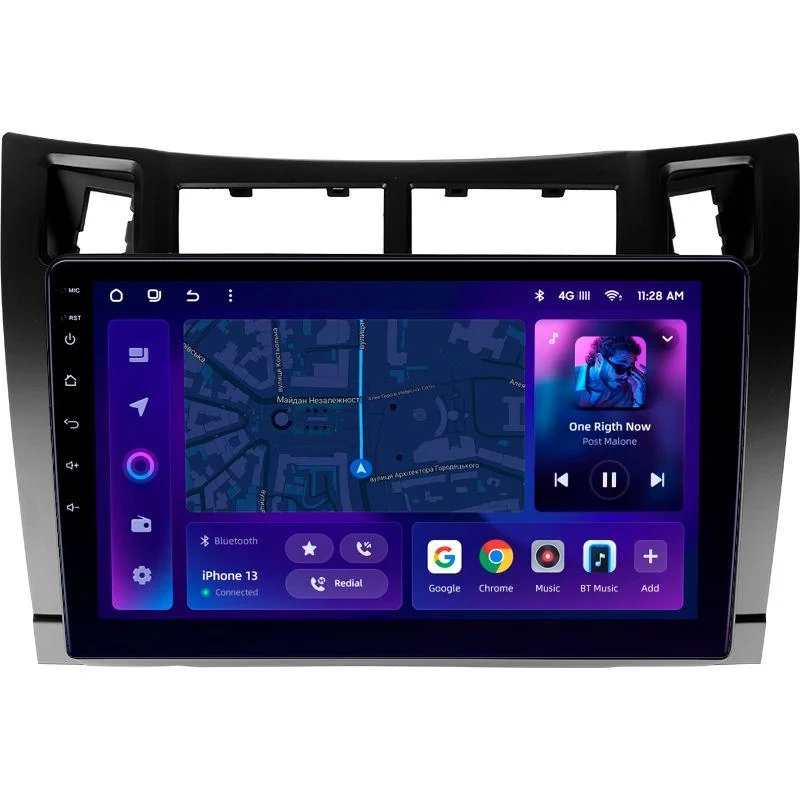 Navigație Auto MOSS M2 pentru Toyota Yaris 2005-2012 – Android 10, 4+64GB, Procesor Octa-core, Display IPS 9" și Bluetooth 5.1
