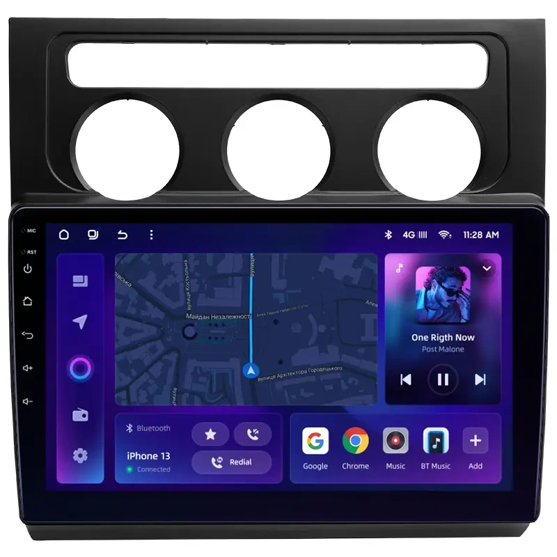 Navigatie Auto MOSS M2 Volkswagen Touran 1 2003-2010 – Sistem Android 10, Procesor Octa-Core, Bluetooth 5.1 și Conectivitate 4G