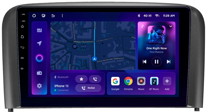 Navigație Auto MOSS M2 pentru Volvo S80 1998-2006 – Android 10, 4+64GB, 9″ IPS, Octa-core, Bluetooth 5.1 și DSP avansat