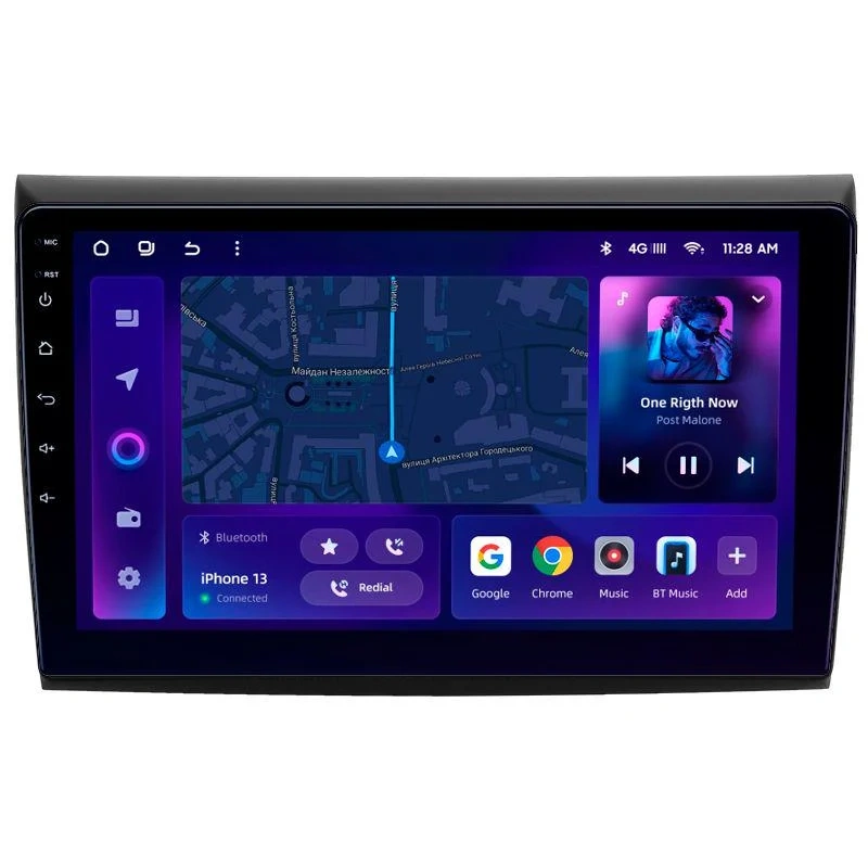 Navigație Auto MOSS M2 pentru Fiat Bravo 2007-2014 – Ecran 9" IPS, Android 10, 4+64GB, Procesor Octa-core 1.6GHz, 4G și Bluetooth 5.1