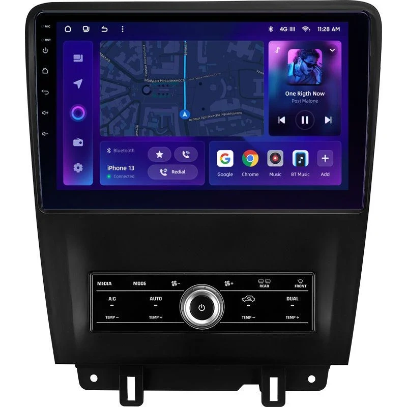 Navigație Auto MOSS M2 Ford Mustang 5 (2005-2014) 4+64GB 10″ IPS Octa-core 1.6GHz Android 4G Bluetooth 5.1 DSP pentru o Experiență Completă la Volan