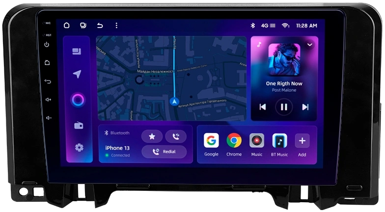 Navigație Auto MOSS M2 pentru Citroen C3 CC21 2022-2023 – Android 10, 4G, Bluetooth 5.1, Display IPS 10" Octa-core 4+32GB