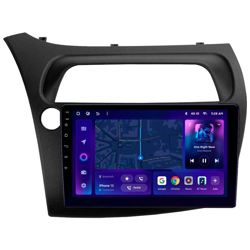 Navigație Auto MOSS M2 pentru Honda Civic 8 (2005-2012) – Android 10, 4+32GB, Ecran 9” IPS, Octa-core 1.6GHz, Bluetooth 5.1 și DSP Avansat