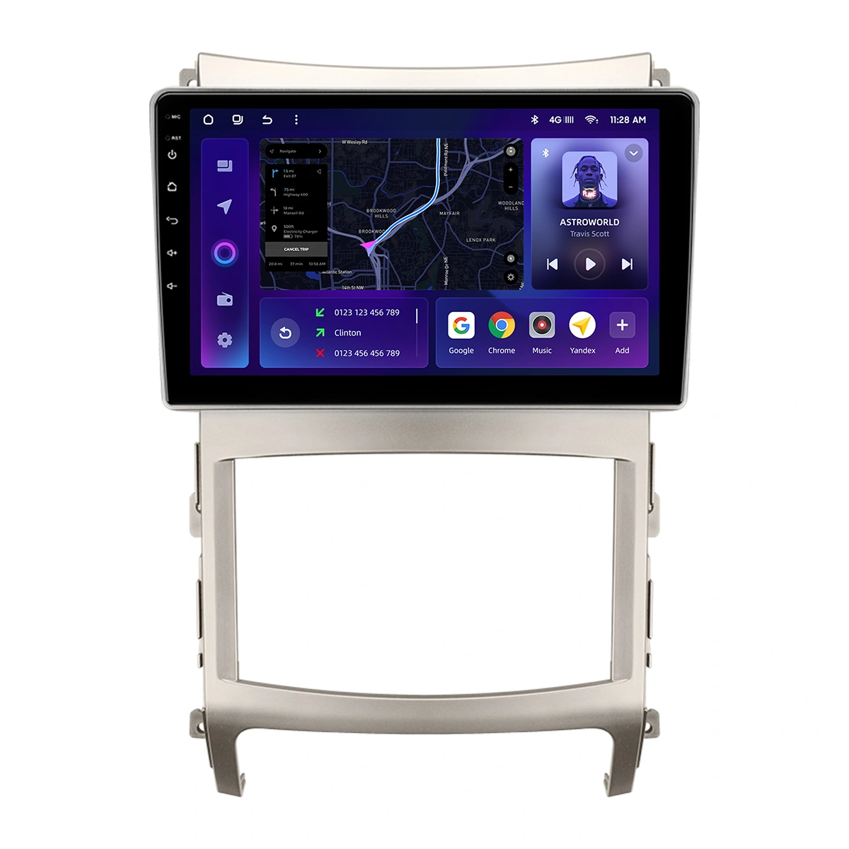 Navigație Auto MOSS M2 pentru Hyundai ix55 2006-2015 – Android 10, 4+32GB, Ecran IPS 9” și Procesor Octa-core