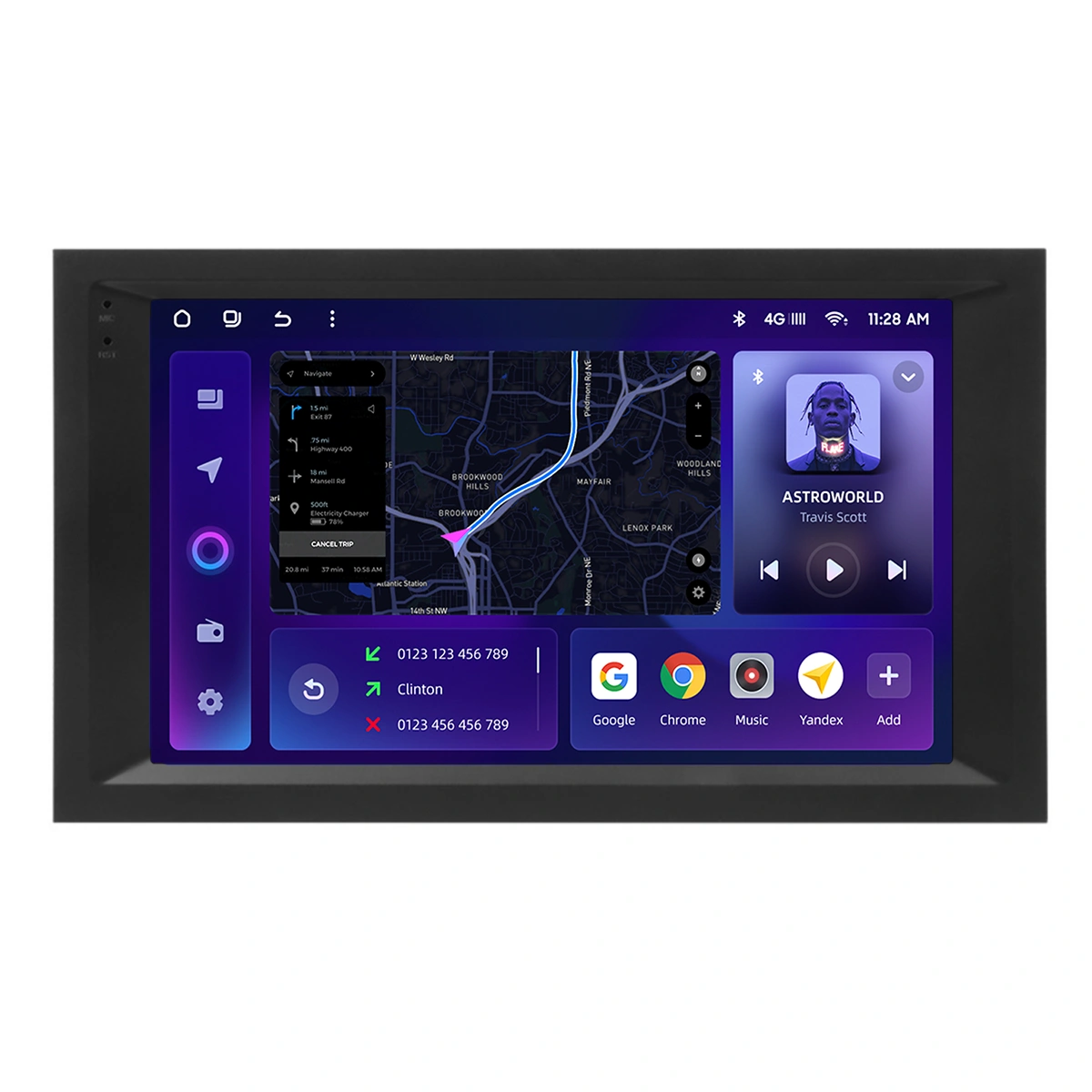 Navigație Auto MOSS M2 pentru Mercedes-Benz Actros 2011-2023 – Performanță Android 10, 4+32GB, Ecran 9” IPS, Octa-core, Bluetooth 5.1 și 4G LTE