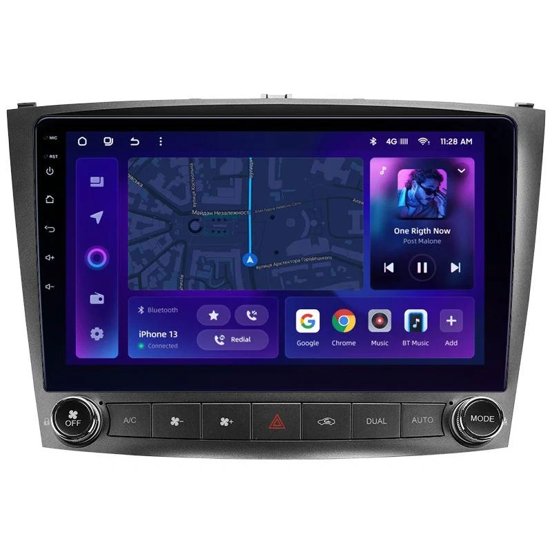 Navigație Auto MOSS M2 pentru Lexus IS 2005-2013 – Android 10, 4+32GB, Ecran IPS 10 inch, Octa-core 1.6GHz, Bluetooth 5.1 și 4G LTE