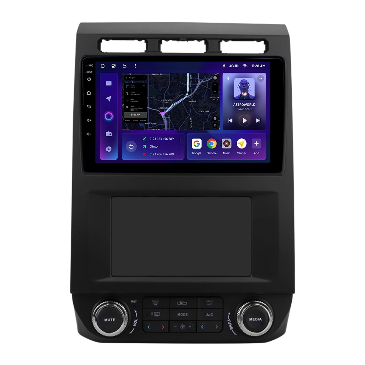 Navigație Auto MOSS M2 Ford F150 2015-2020 – Android 10, 4G, Bluetooth 5.1 și Ecran IPS 9″ Octa-core 1.6GHz 4+32GB