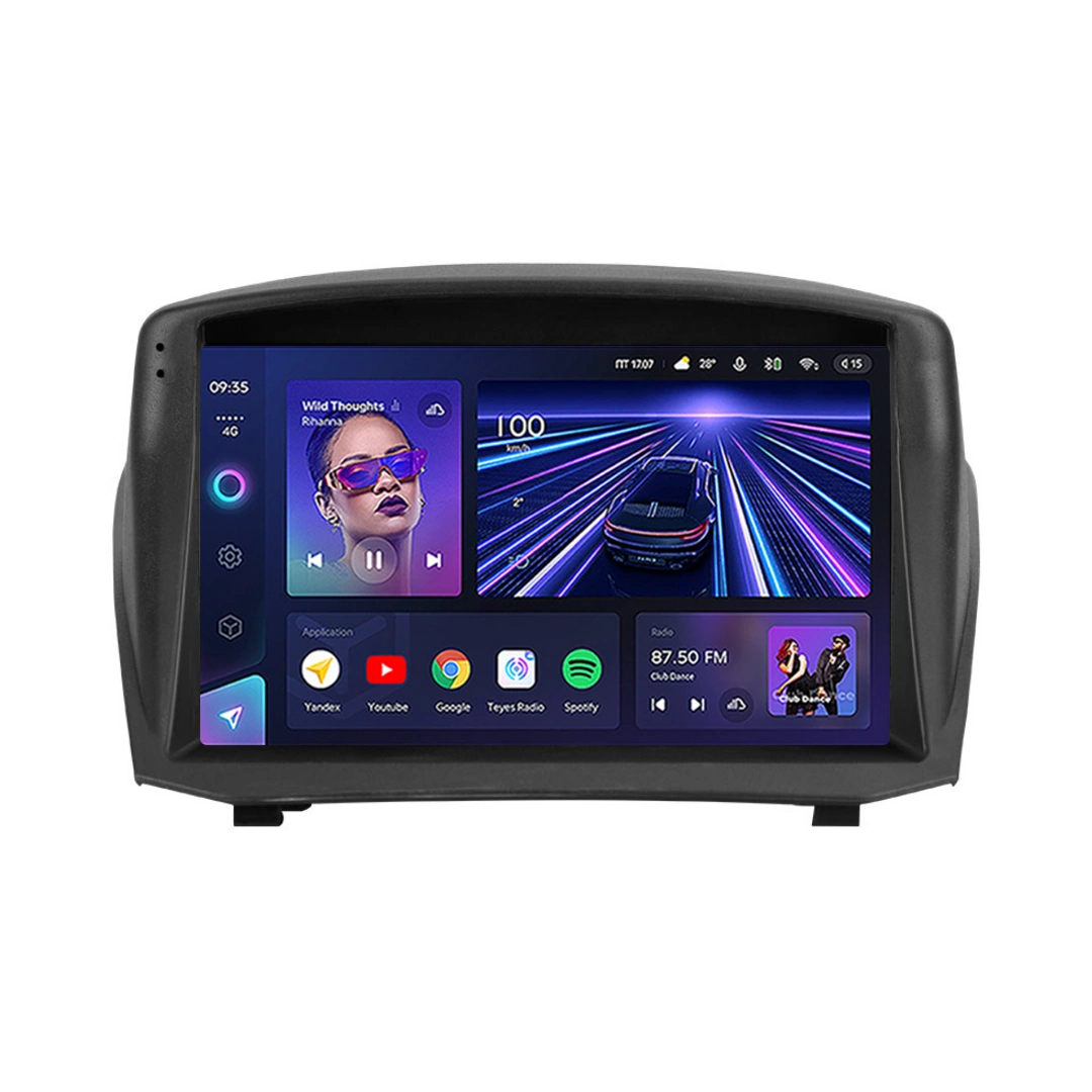 Navigatie Auto Teyes CC3 Ford Fiesta 6 2008-2019 4+32GB 9" QLED Octa-core — Recenzie Detaliată, Testare & Recomandări