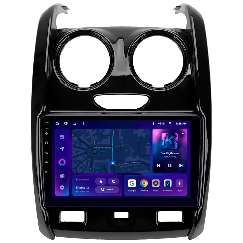 Navigație Auto MOSS M2 pentru Dacia Duster 1 (2013-2017) – Android 10, 4+64GB, Ecran 9” IPS, Octa-core 1.6GHz, Bluetooth 5.1 și DSP Audio